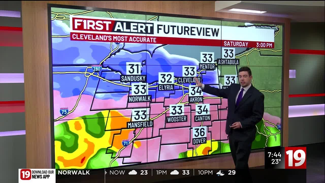 19 First Alert Weather Day: Wintry mix this afternoon, evening - YouTube