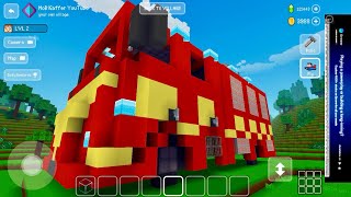 Block Craft 3D: Crafting Gameplay #5059 | Fire 🔥 Truck 🚚  screenshot 2