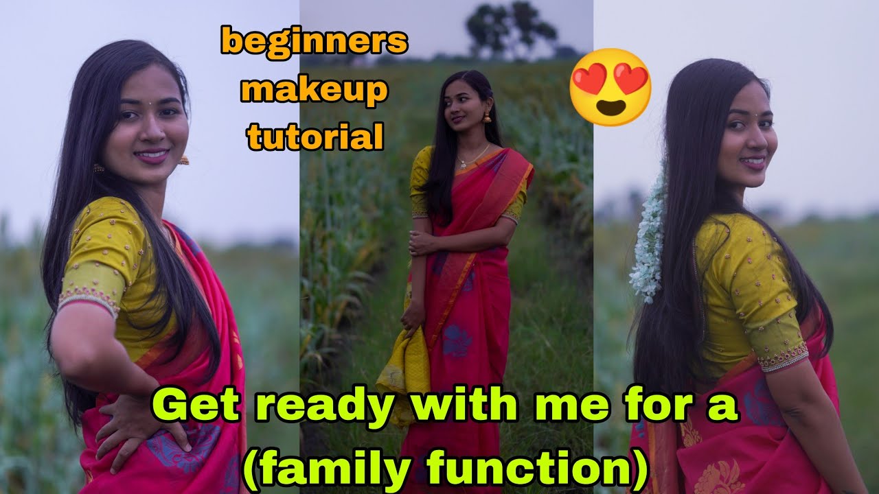 Get Ready With Me (grwm) #familyfunction step by step quick & easy ...