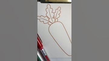 Carrot 🥕 #art #artisticchannel #drawing  #asmr #asmrcoloring #asmrsounds #asmrvideo #relaxing