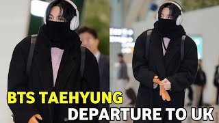 Bts Taehyung Is Off To London Bts V Departure - At Incheon Airport 20231127