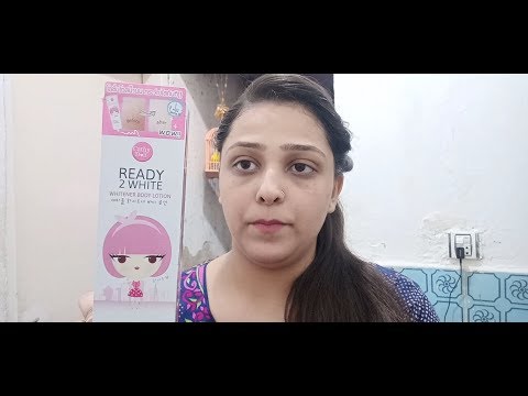 Ready 2 white whitener body lotion tutorial /cathy doll /urdu/hindi review