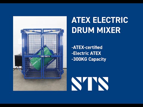 Electric ATEX End Over End Drum Mixer (DME01-230V-10RPM-Ex)