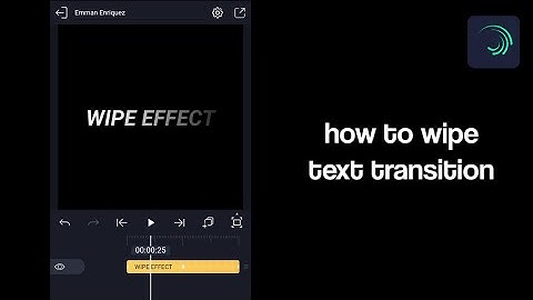 how to wipe text transition | alight motion tutorial | frozenheart