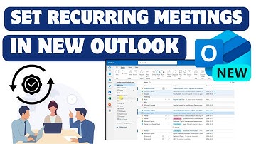 How to Set Recurring Meetings in New Outlook #newoutlook #outlooktutorial
