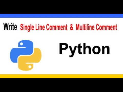 How to write Single line comment or Multiple line comment in Python ...