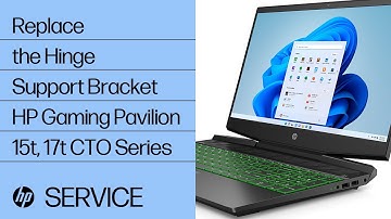 Replace the Hinge Support Bracket | HP Gaming Pavilion 15t, 17t CTO Series | HP