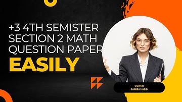 +3 4th semister section 2 math question paper || under Utkal University ||