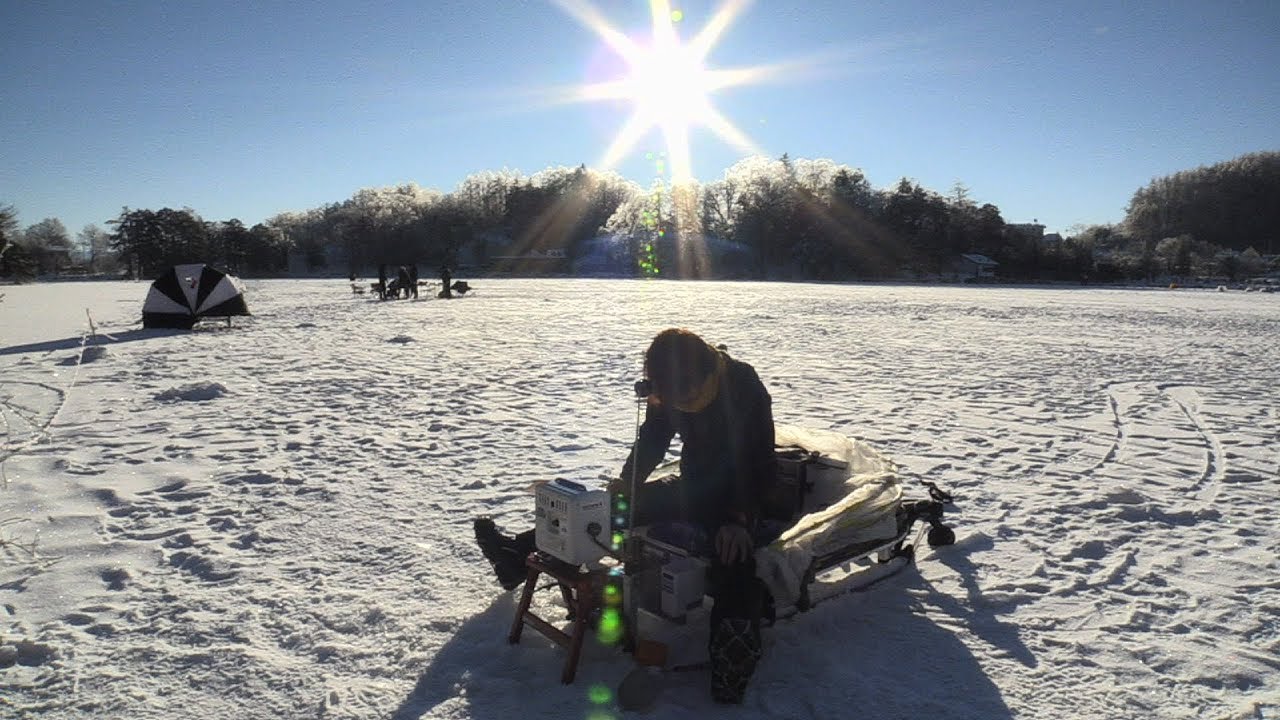 #236 雪景に躍る松原湖のワカサギ～ハンドメイドで楽しむ趣味人の穴釣り～