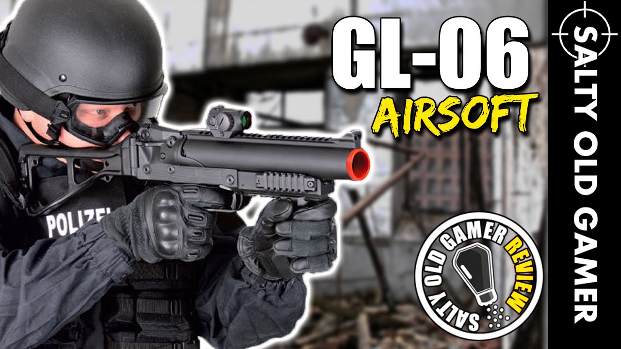 ASG B&T GL-06 Airsoft Grenade Launcher | SaltyOldGamer Airsoft Review