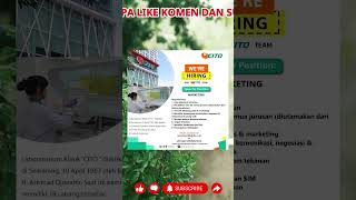 LOWONGAN KERJA TERBARU DI CITO #loker #lowongankerja #kerja #infoloker #job #lokerterbaru #karir
