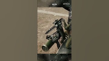 Thumbnail of Firing with the M134 Minigun in a close air support exercise