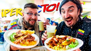 ARGENTINOS DESCUBREN LA COMIDA ECUATORIANA🇪🇨 SE OLVIDAN DE USAR CUBIERTOS🍴