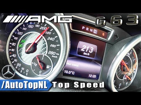 Mercedes AMG G63 ACCELERATION & TOP SPEED By AutoTopNL