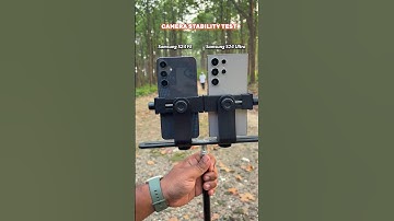 Samsung Galaxy S24 Ultra Vs S24 FE Camera Stability Video Stabilization Test