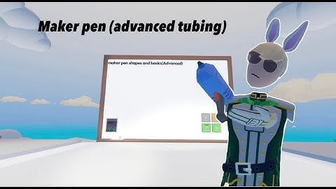 Maker pen advanced tubing tutorial (Rec Room)(tubing)