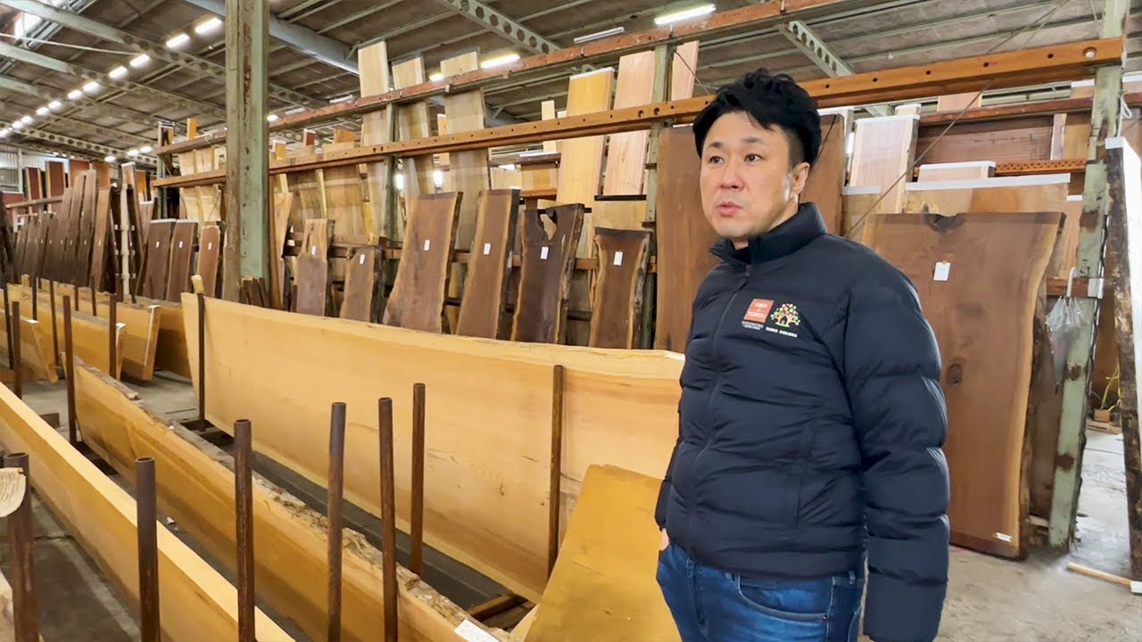 Close-up] A lineup of the finest natural wood! The forbidden