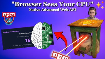 Detect CPU Cores from the Browser 🧮 - Web Native #6
