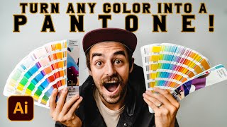 Turn any color into a PANTONE (Adobe Illustrator)