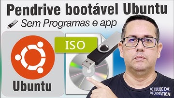 Como Criar Pendrive Bootável Ubuntu 23.10 - Sem Programas e app