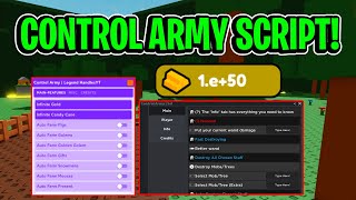 [🎄XMAS] Control Army Script GUI / Hack (INFINITE GOLD, AUTOFARM, AND MORE) *PASTEBIN*