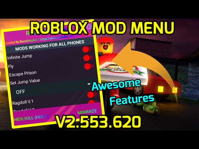 Roblox Mod Menu v2.593.656  Free Robux, Fly, Super Jump, God Mode 