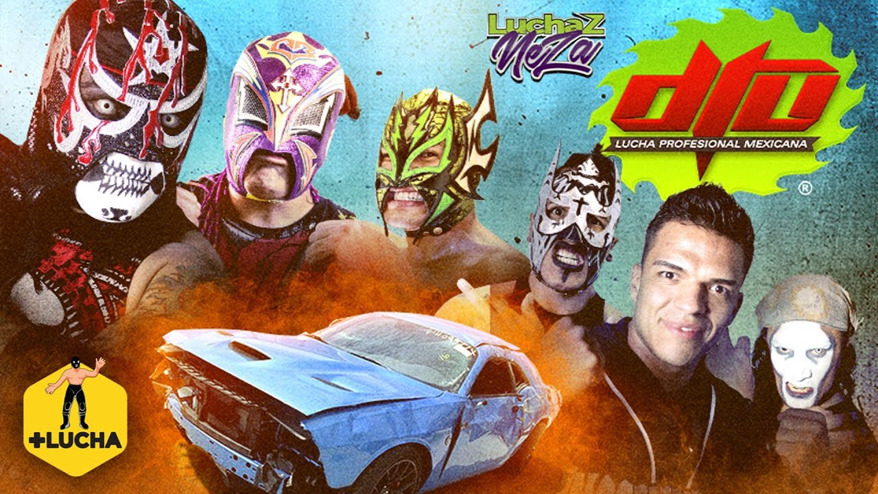 Lucha Estelar con Auto devastado en DTU y Luchaz Neza