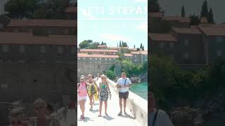 Walkthrough the Sveti Stefan, Montenegro