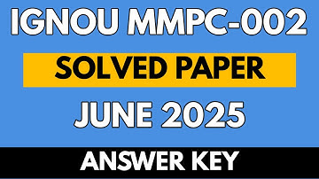 IGNOU MMPC-002 June 2025 Full Solved Exam Paper | Human Resource Management | MBA | Hindi