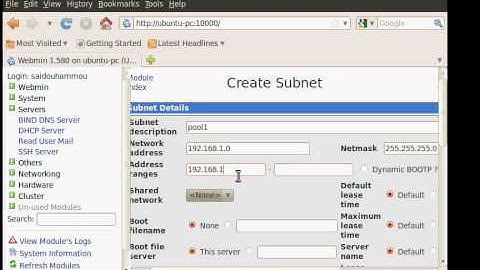 How to Install and Configure DHCP with Webmin on Ubuntu