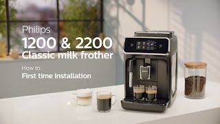 Philips Series 1200 & 2200 Automatic Coffee Machines -  How to Install and Use