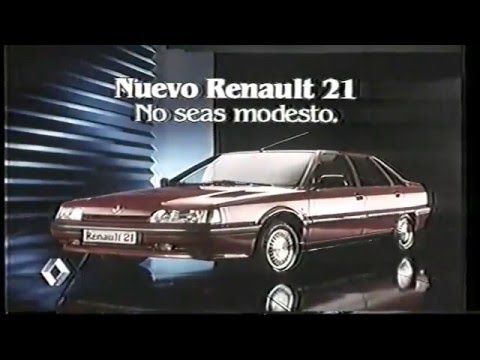 Anuncio Renault 21 "No seas modesto"