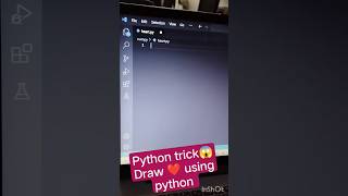 draw heart ❤️ using python    #shorts #viral #viralvideo #python #turtle