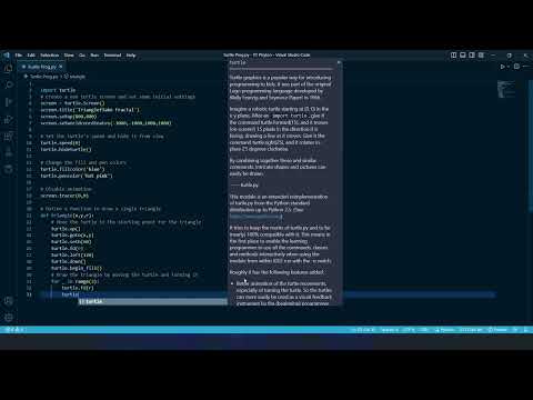 How to Create a Triangleflake Fractal Using Python Turtle Graphics