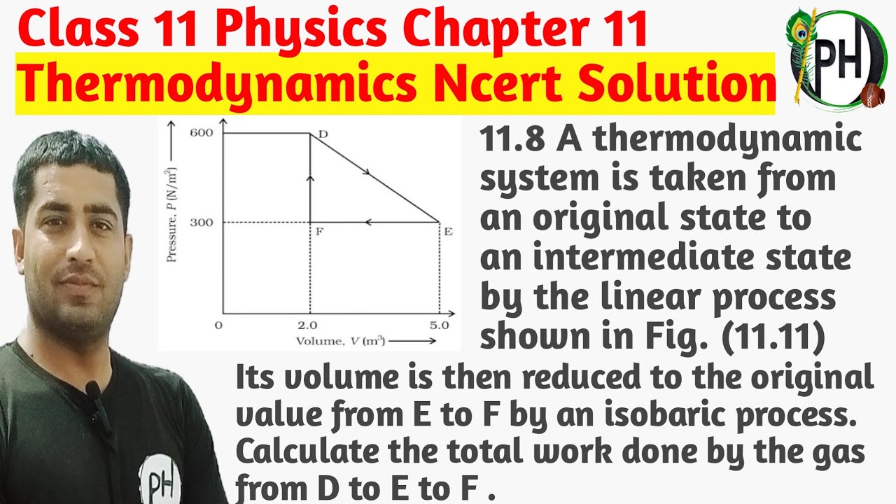 11.8 A thermodynamic system is taken from an original state to an ...