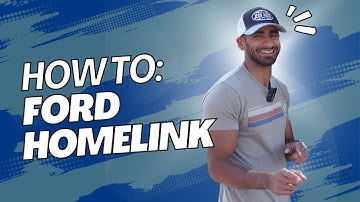 Pairing Your Garage Opener to Your Ford Homelink