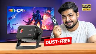 Egate Duster 5X Pro Review 🔥 Certified Netflix Projector Under ₹16K! 1080p + 4K HDR + WiFi 6