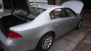 FINDING LOCATION OF PAINT CODE NUMBERS ON 2009 GM BUICK LUCERNE - U636R METALIC SILVER