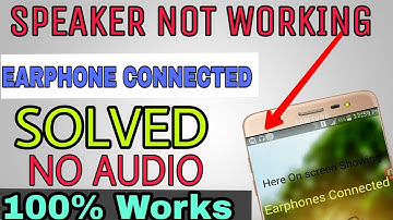 How to Remove( Earphones )connected Icon on All Android Phone When there is no earphone !!