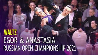 Waltz = Egor Romaniuk & Anastasia Ptashinskaya = 2021 Russian Open Championship