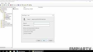 Create and Use Templete User Account in Active Directory  - Windows Server 2016