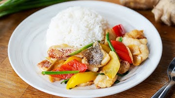 The Best Stir Fried Ginger and Scallion Fish Recipe -  - 姜葱鱼片