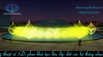 Thiết kế mô hình nhạc nước nghệ thuật dự án công trình