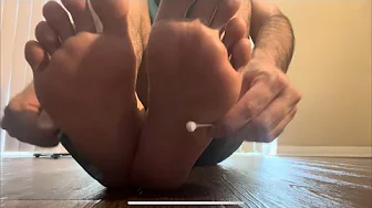 Tickling My Male Feet Challenge ASMR 🦶🔥  Fingers vs Q-Tip vs Stick (I Couldn’t Handle It!)