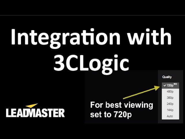 LeadMaster   3CLogic Integration Demo