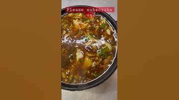 Mnachow Soup | Chicken Manchow Soup | Recipe | Street Food | #shorts #streetfood #food #chinese