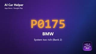 BMW P0175 Error Code Explained | System too rich