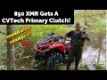 CVTech Primary Clutch Test On A Can-Am Outlander 850 XMR - Immediately Swamps It!?