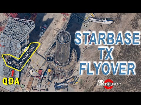 SpaceX Starbase, Tx Flyover 09/08/2021