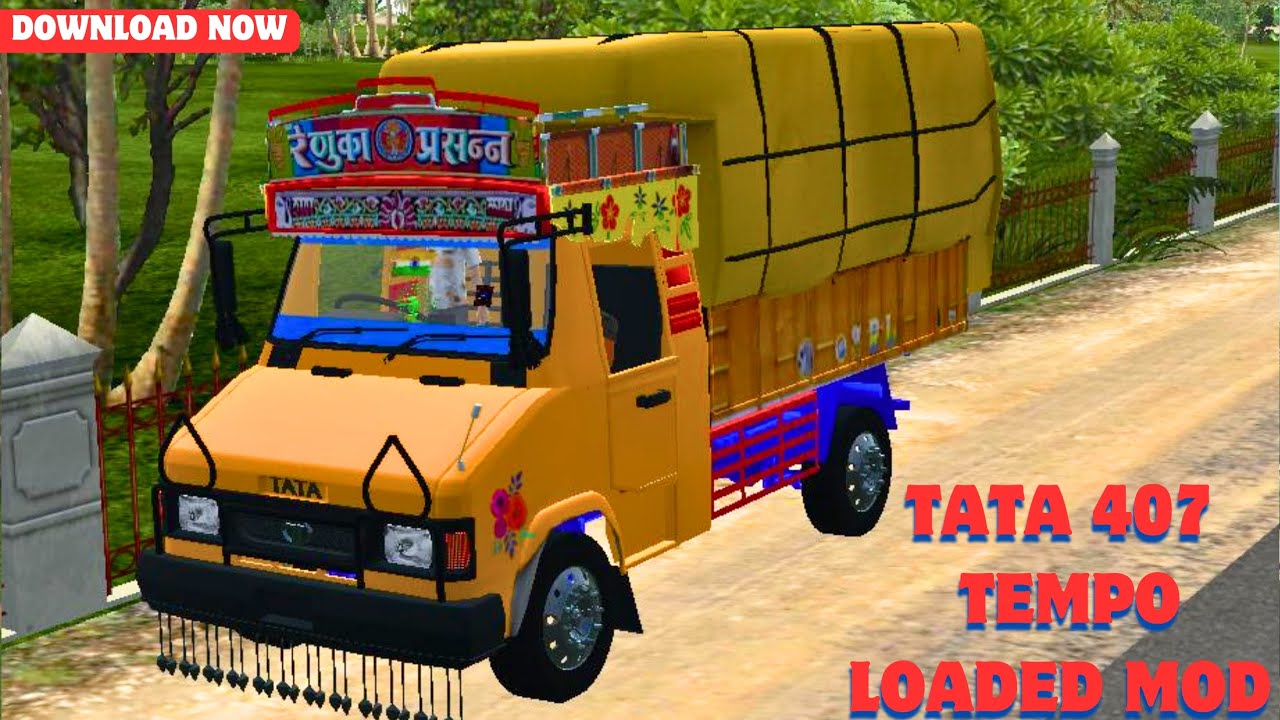 Release Tata 407 Tempo Loaded Truck Bussid Mod Download For